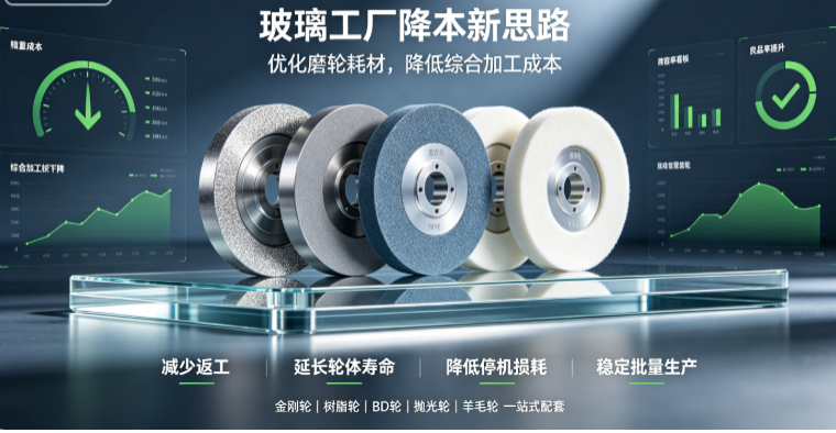 深圳市瑛利豪实业有限公司：玻璃工厂降本新思路：优化磨轮耗材，降低综合加工成本