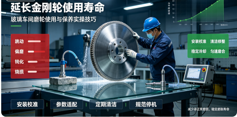 深圳市瑛利豪实业：延长金刚轮使用寿命：玻璃车间磨轮使用与保养实操技巧