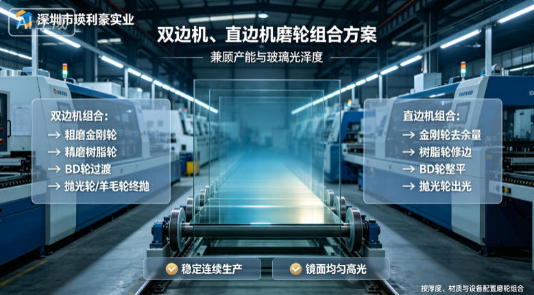 深圳市瑛利豪实业：双边机、直边机磨轮组合方案，兼顾产能与玻璃光泽度