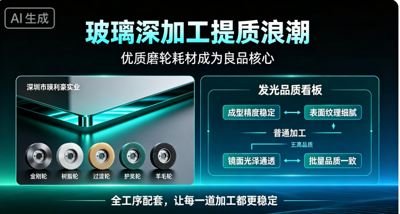 深圳市瑛利豪实业：玻璃深加工提质浪潮，优质磨轮耗材成为良品核心