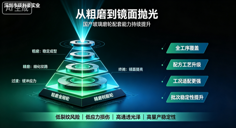 深圳市瑛利豪实业：从粗磨到镜面抛光：国产玻璃磨轮配套能力持续提升