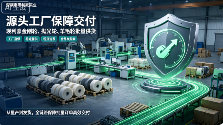 源头工厂保障交付：瑛利豪金刚轮、抛光轮、羊毛轮批量供货