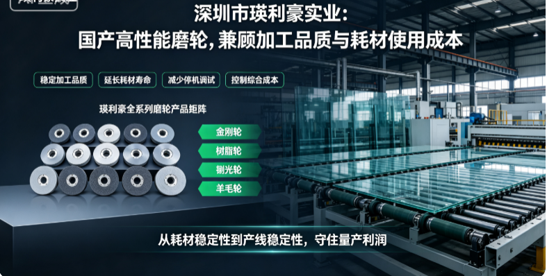 深圳市瑛利豪实业：国产高性能磨轮，兼顾加工品质与耗材使用成本