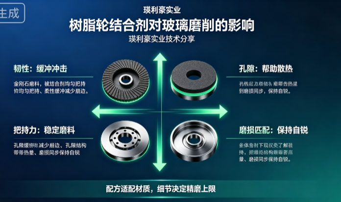 树脂轮结合剂对玻璃磨削的影响｜瑛利豪实业技术分享