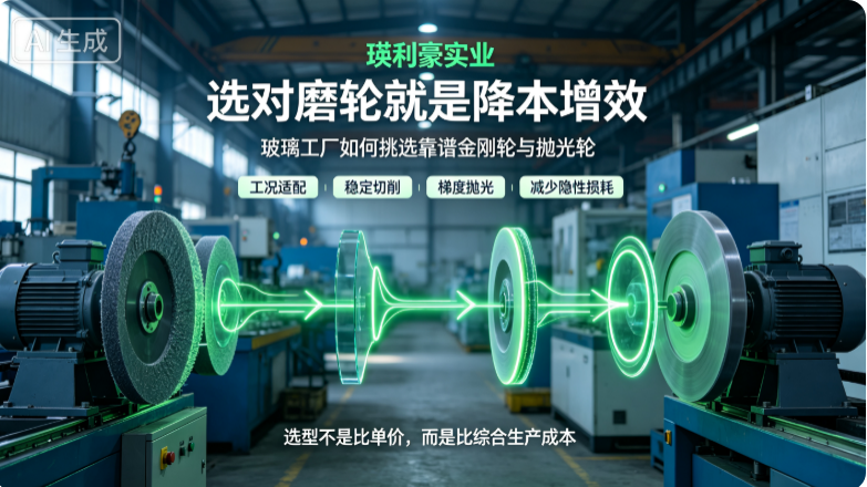 深圳市瑛利豪实业：选对磨轮就是降本增效：玻璃工厂如何挑选靠谱金刚轮与抛光轮