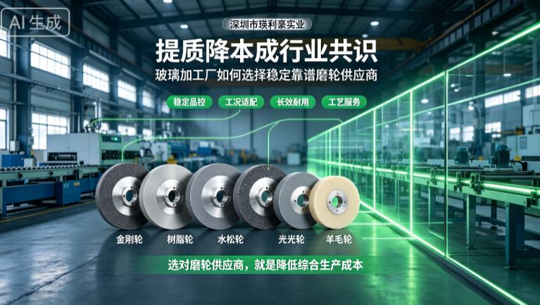 深圳市瑛利豪实业：提质降本成行业共识，玻璃加工厂如何选择稳定靠谱磨轮供应商
