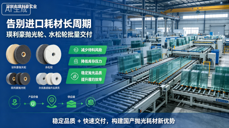 深圳市瑛利豪实业：告别进口耗材长周期，瑛利豪抛光轮、水松轮批量交付