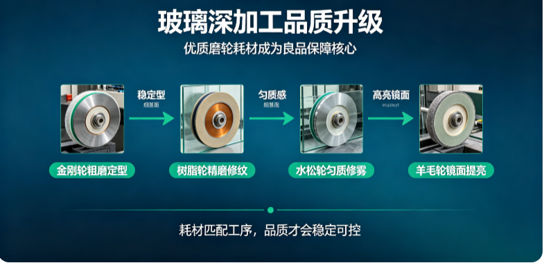 深圳市瑛利豪实业：玻璃深加工品质升级，优质磨轮耗材成为良品保障核心