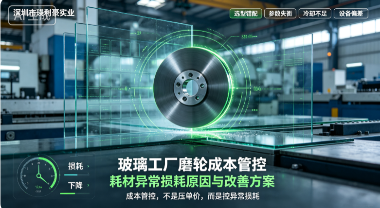 深圳市瑛利豪实业：玻璃工厂磨轮成本管控：耗材异常损耗原因与改善方案