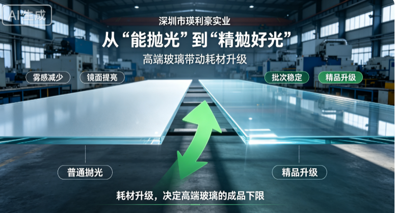 深圳市瑛利豪实业：从 “能抛光” 到 “抛好光”，高端玻璃带动耗材升级