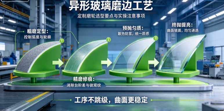 深圳市瑛利豪实业：异形玻璃磨边工艺：定制磨轮选型要点与实操注意事项