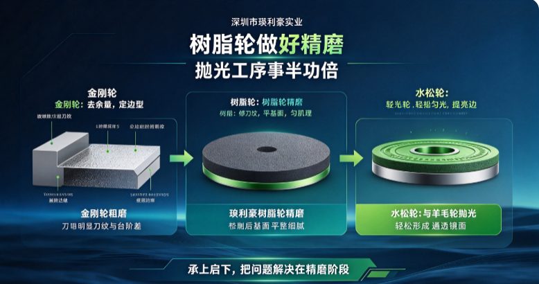 深圳市瑛利豪实业：树脂轮做好精磨，抛光工序事半功倍