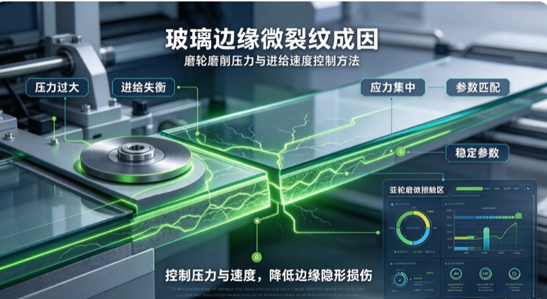 深圳市瑛利豪实业：玻璃边缘微裂纹成因：磨轮磨削压力与进给速度控制方法