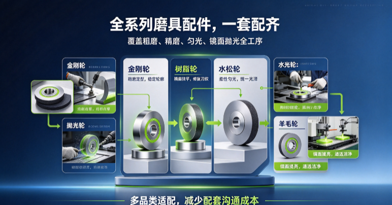 深圳瑛利豪实业：专注玻璃机械配件，为加工企业提供可靠磨具供给