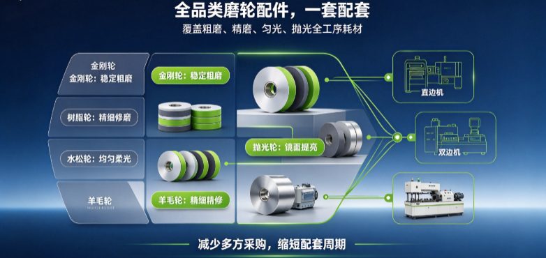 专注玻璃机械配件配套，瑛利豪为深加工企业提供稳定耗材供给