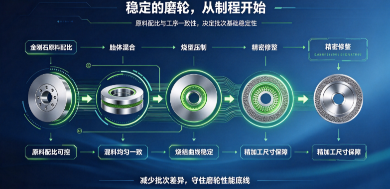 品质管控持续加码，瑛利豪玻璃磨轮保障批次加工稳定性
